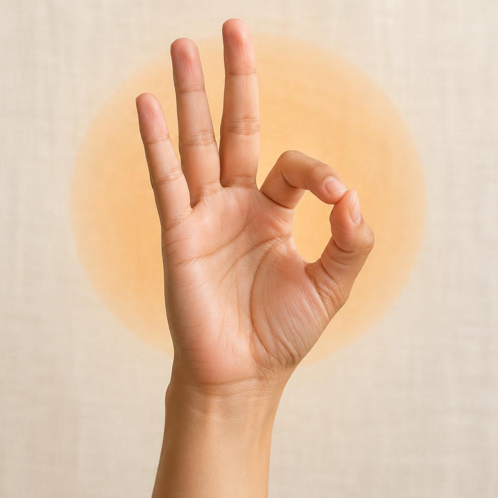 Position des mains pour Varuna Mudra